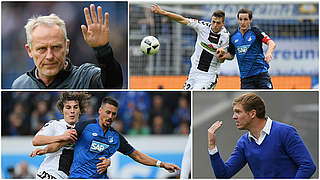 Zwei badische Vereine im Duell: Der SC Freiburg empfängt die TSG Hoffenheim © Getty Images/Collage DFB