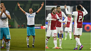 Das erste Europapokalduell der früheren Cupsieger: Schalke trifft auf Ajax Amsterdam © Getty Images/Collage DFB