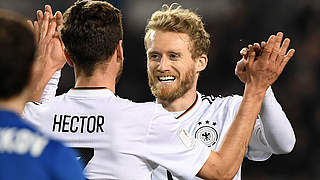 Matchwinner André Schürrle (r.): 