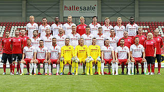 Potential zum Aufstieg in die 2. Bundesliga scheint vorhanden: Hallescher FC © 2014 Getty Images