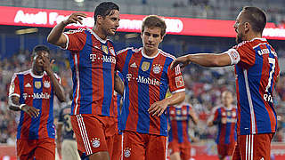 Torschütze und Vorbereiter: Claudio Pizarro (l.) und Franck Ribéry (r.) © Bongarts/GettyImages