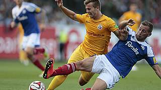 Durchgesetzt: Holstein Kiel und Marc Heider (r.) © 2014 Getty Images