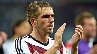 Den WM-Titel zum Abschied: Philipp Lahm © 2014 Getty Images