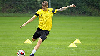 Seit Montagvormittag im vollen Mannschaftstraining: Marco Reus © Bongarts/GettyImages