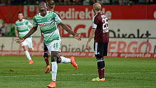 Doppeltorschütze für Greuther Fürth: Außenbahnspieler Abdul Rahman Baba © 2014 Getty Images