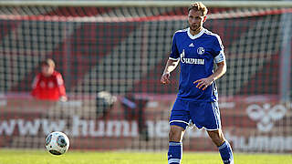 Comeback nach  Innenbandteilabriss im Knie: Schalkes Kapitän Benedikt Höwedes © 2014 Getty Images