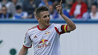 First derby for Leipzig: Victory against Aue © Bongarts/GettyImages