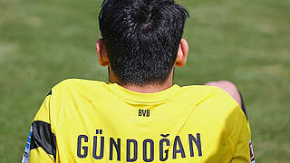 Hofft auf baldige Rückkehr zum Team: Ilkay Gündogan © 2014 Getty Images