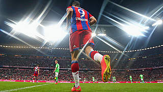 Will auch für die Bayern treffen: Robert Lewandowski © 2014 Getty Images