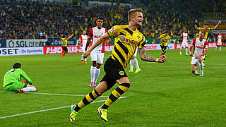 Bringt den BVB auf die Siegerstraße: Nationalspieler Marco Reus © 2014 Getty Images