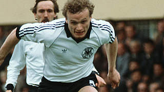 72 Spiele im DFB-Trikot: Hans-Peter Briegel © 1983 Getty Images