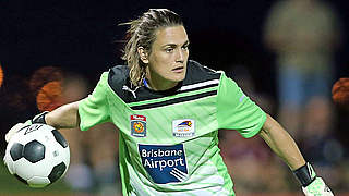 Down Under im Kasten: Nadine Angerer bei Brisbane Roar © 2014 Getty Images