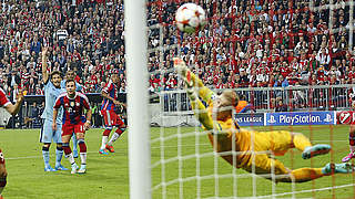 Scoring the winner: Boateng (rear) gets his first Champions League goal © imago/ActionPictures