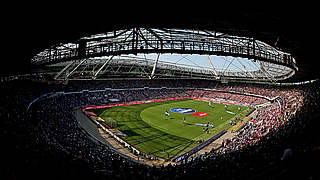 Schauplatz des Derbys: Hannovers WM-Stadion © 2013 Getty Images