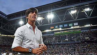 Auf Schalke zu Gast: Bundestrainer Joachim Löw © 2014 Getty Images