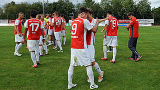 Ein Punkt im Spitzenspiel: FSV Zwickau © 2014 Getty Images