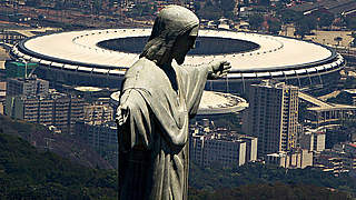 Das Ziel der DFB-Teams bei Olympia: das Maracana-Stadion in Rio © 2014 Getty Images