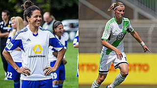 Sasic (l.) mit Frankfurt und Popp mit Wolfsburg: Wer kommt wie weit? © 2014 Getty Images