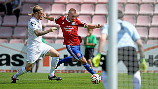 Schon acht Saisontore: Hachings Pascal Köpke (M.) © 2014 Getty Images