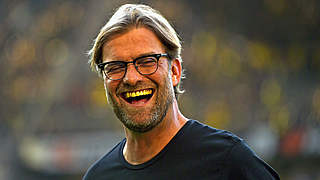 Weiterhin voll in Fahrt: BVB-Trainer Jürgen Klopp © 2014 Getty Images