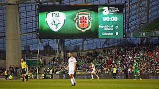 Sieben auf einen Streich: Irland schlägt Gibraltar in Dublin © 2014 Getty Images