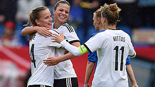 Delight: Germany Women are number 1 in the world. © 2014 Getty Images