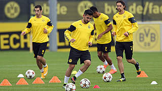 Zurück auf dem Platz: Ilkay Gündogan (v.) © 2014 Getty Images