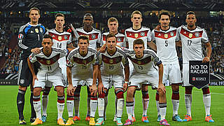 Die Startelf: Die Deutsche Mannschaft gegen Irland © 2014 Getty Images