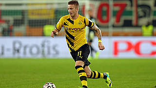 Treffer beim Testspielsieg des BVB: Marco Reus © 2014 Getty Images