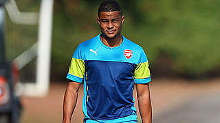 Comeback in Arsenals U 21: Serge Gnabry © 2014 Getty Images