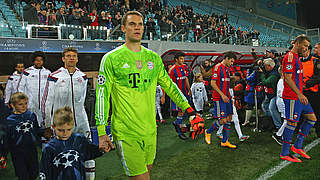 Manuel Neuer is looking forward to his trip to the Stadio Olimpico © 2014 Getty Images