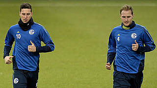 Julian Draxler and Benedikt Höwedes are linchpins for Schalke © 2013 Getty Images