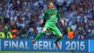Champions League winner in his first season with Barca: Marc-André ter Stegen © 2015 Getty Images
