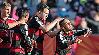 Gruppensieg: die deutsche U 20 besiegt Honduras deutlich © 2015 Getty Images