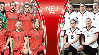 In diesen Trikots werden die DFB-Frauen bei der Weltmeisterschaft antreten © DFB