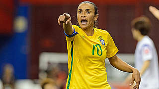 Historischen Treffer erzielt: WM-Rekordtorschützin Marta © 2015 Getty Images