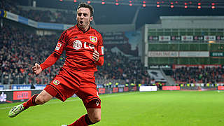 Jubelt im nächsten Jahr für Gladbach: Josip Drmic © 2014 Getty Images