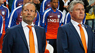 Folgt als Bondscoach auf Guus Hiddink (r.): Danny Blind (l.) © 2015 Getty Images