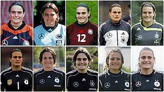 Im Wandel der Zeit: Nadine Angerer im Trikot der Nationalmannschaft © Getty Images