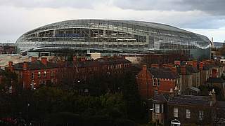 Im Wohngebiet: Das Aviva Stadium in Dublin. © Getty Images