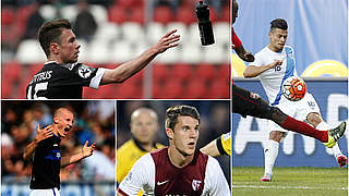 Alles Nationalspieler: Cincotta (r.), Ledgerwood (o.), Kauko (u.l.) und Philipps (u.r.) © Getty Images