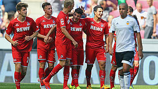 Zwei Wochen vor dem Saisonstart in guter Form: der 1. FC Köln © 2015 Getty Images