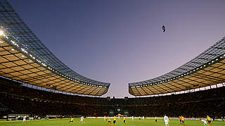 The DFB Cup Final has been played at the Olympiastadion in Berlin since 1985 © 2015 Getty Images