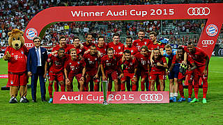 Audi-Cup-Sieger 2015: Bayern München gewinnt das Heimspiel gegen Real Madrid © 2015 Getty Images
