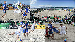 Sonne, Sand und feine Tricks: Alles gibt's bei der Deutschen Beachsoccer-Meisterschaft © Bongarts/GettyImages/DFB