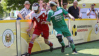 Spannende Spiele: Am Wochenende gastierte die Blindenfußball-Bundesliga in Düren © Carsten Kobow