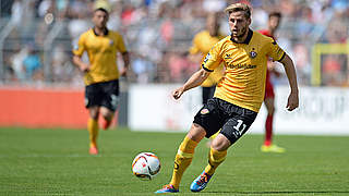 Torschütze für Dynamo Dresden: Justin Eilers © 2015 Getty Images