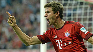 Vor dem 200. Bundesligaspiel und 75. Tor: Rekord-Sieger Thomas Müller vom FC Bayern © Bongarts/GettyImages