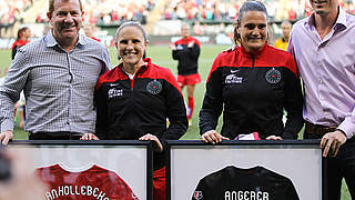 Angerer suffered an injury in her final ever home game © imago/ZUMA Press