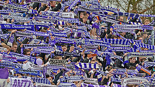 Derby ohne Gästefans: Der Gästeblock in Osnabrück bleibt leer © 2014 Getty Images